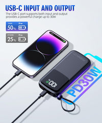 LOVELEDI PD30W fast charging port powers phones and tablets quickly.
