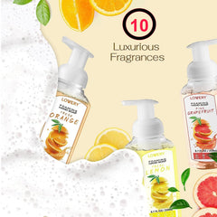 Lovery foaming hand soap close-up highlights rich luxurious lather