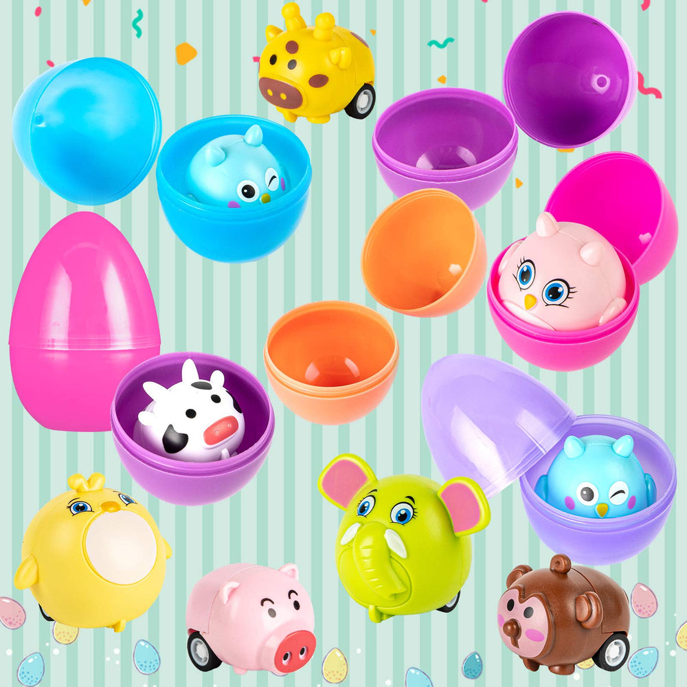 LovesTown fillable Easter eggs storing the cars after play