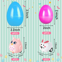 LovesTown small pullback cars in animal shapes for battery-free play