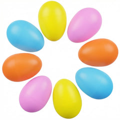LovesTown 8-piece plastic egg shakers set for kids' rhythm play