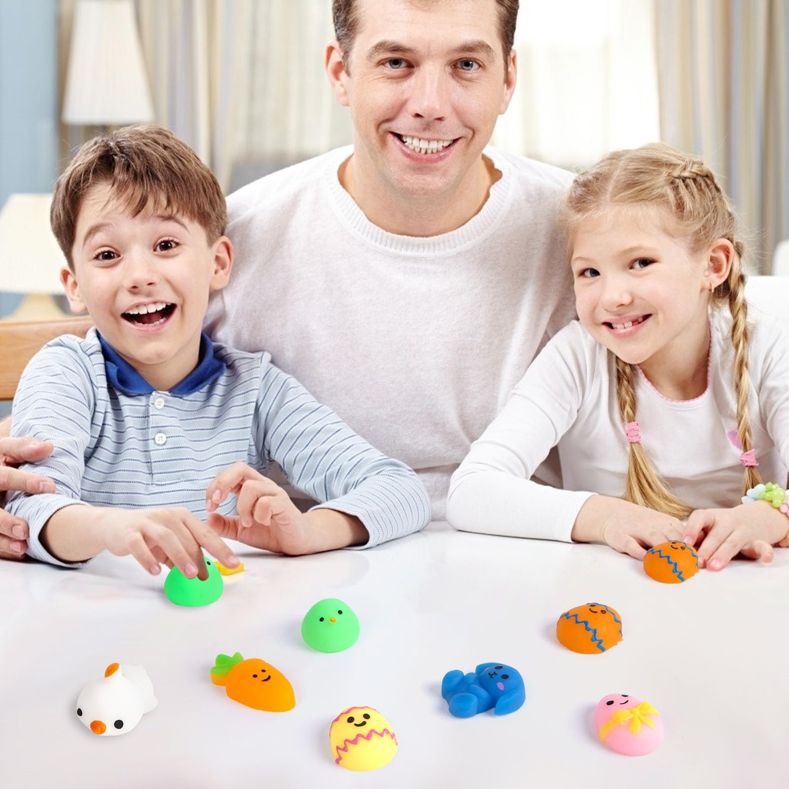 LovesTown Easter Mochi Squishies Carrot – playful mini squeeze toy for gifts.