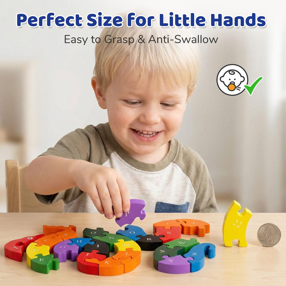 LovesTown puzzle features rainbow colors to engage toddlers