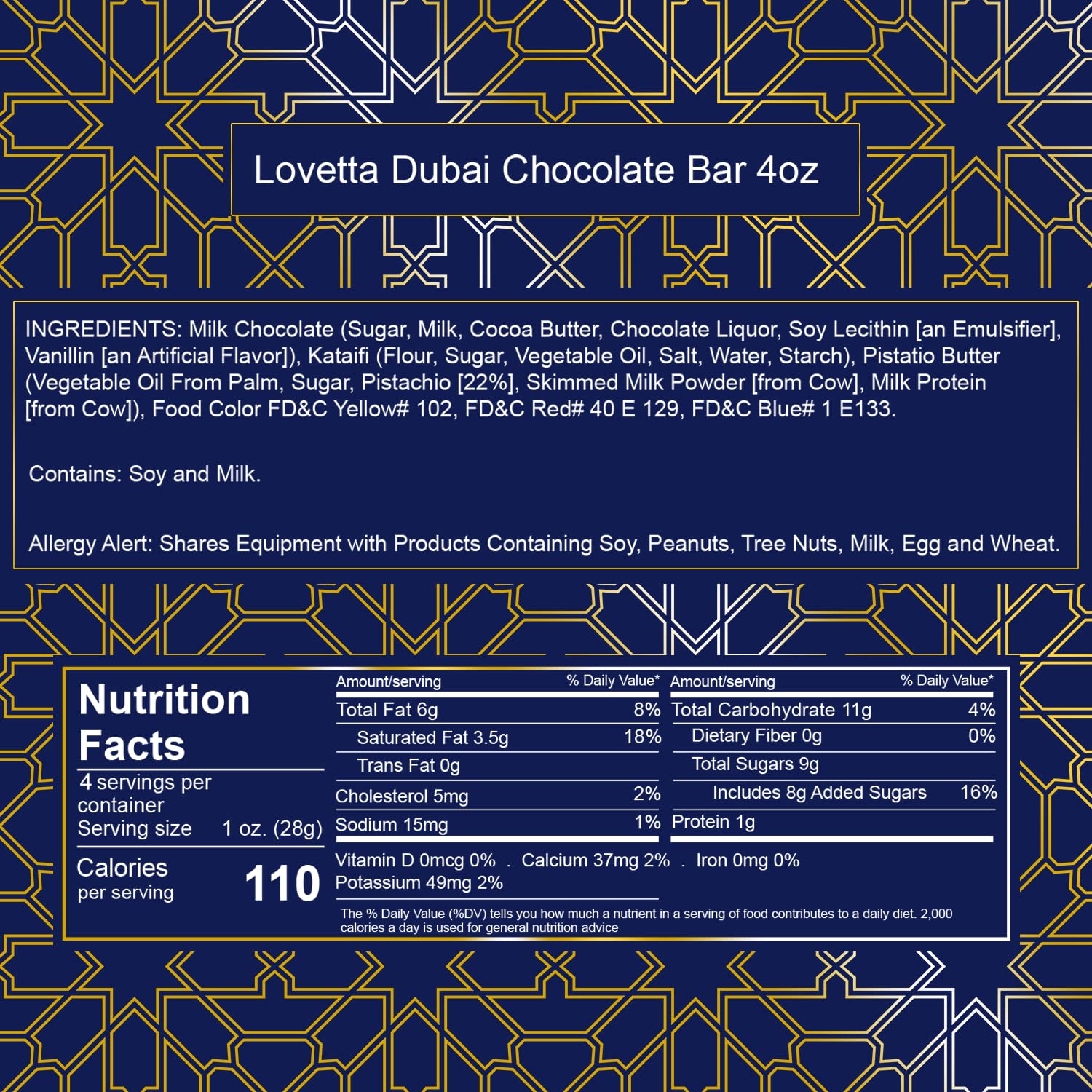 Lovetta Dubai blue outer box signals gift-ready luxury and refined taste