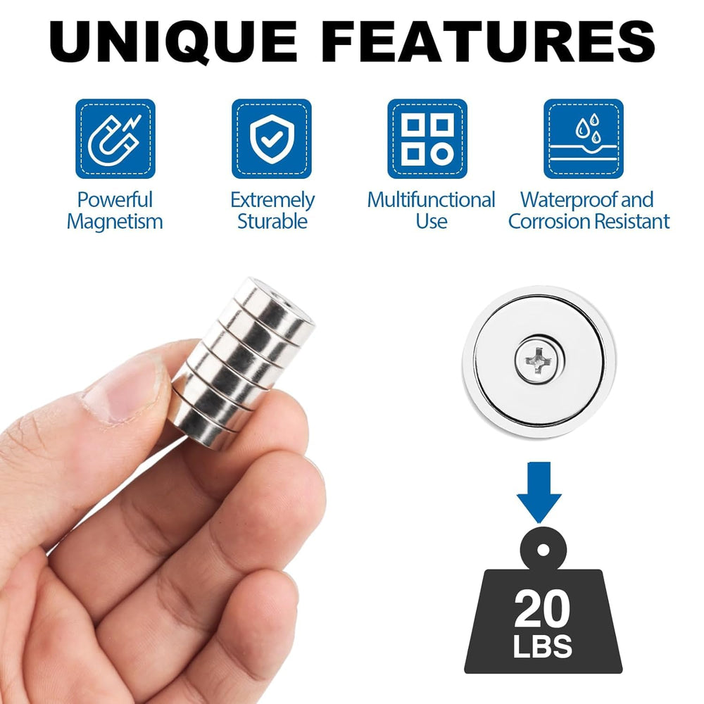 LOVIMAG magnets coated with Ni+Cu+Ni for corrosion resistance and long life.