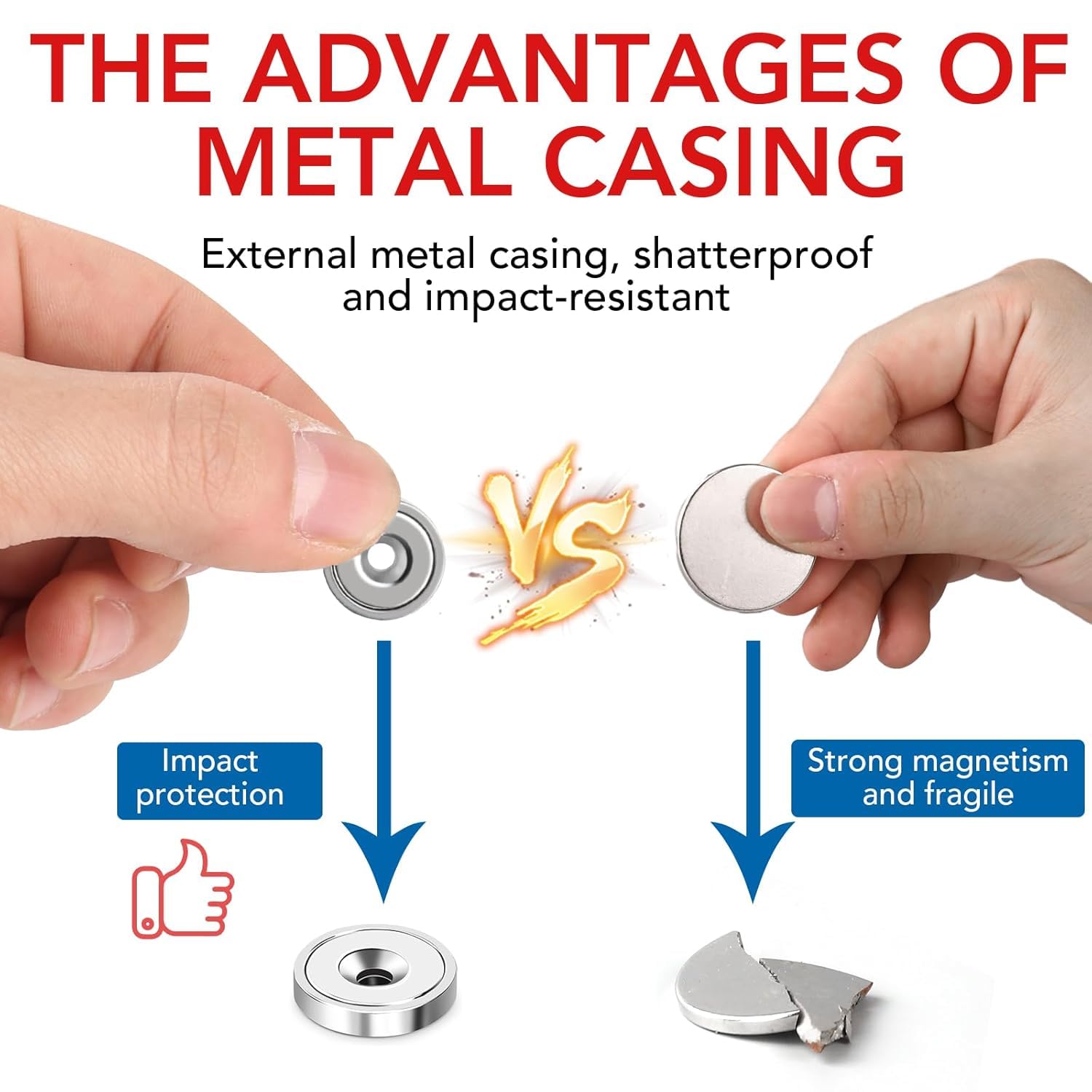 LOVIMAG safety-handling magnets demonstrate proper, safe use of powerful tools.