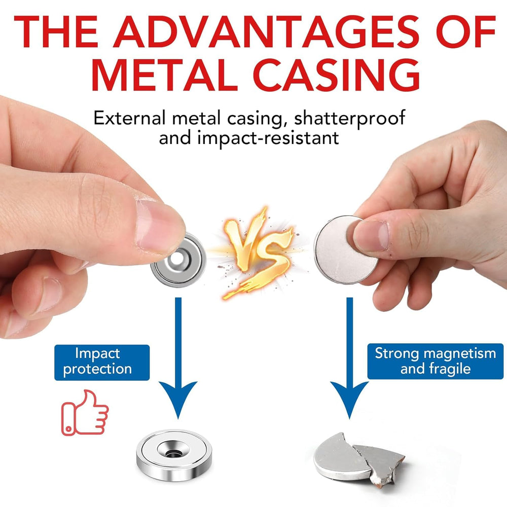 LOVIMAG safety-handling magnets demonstrate proper, safe use of powerful tools.