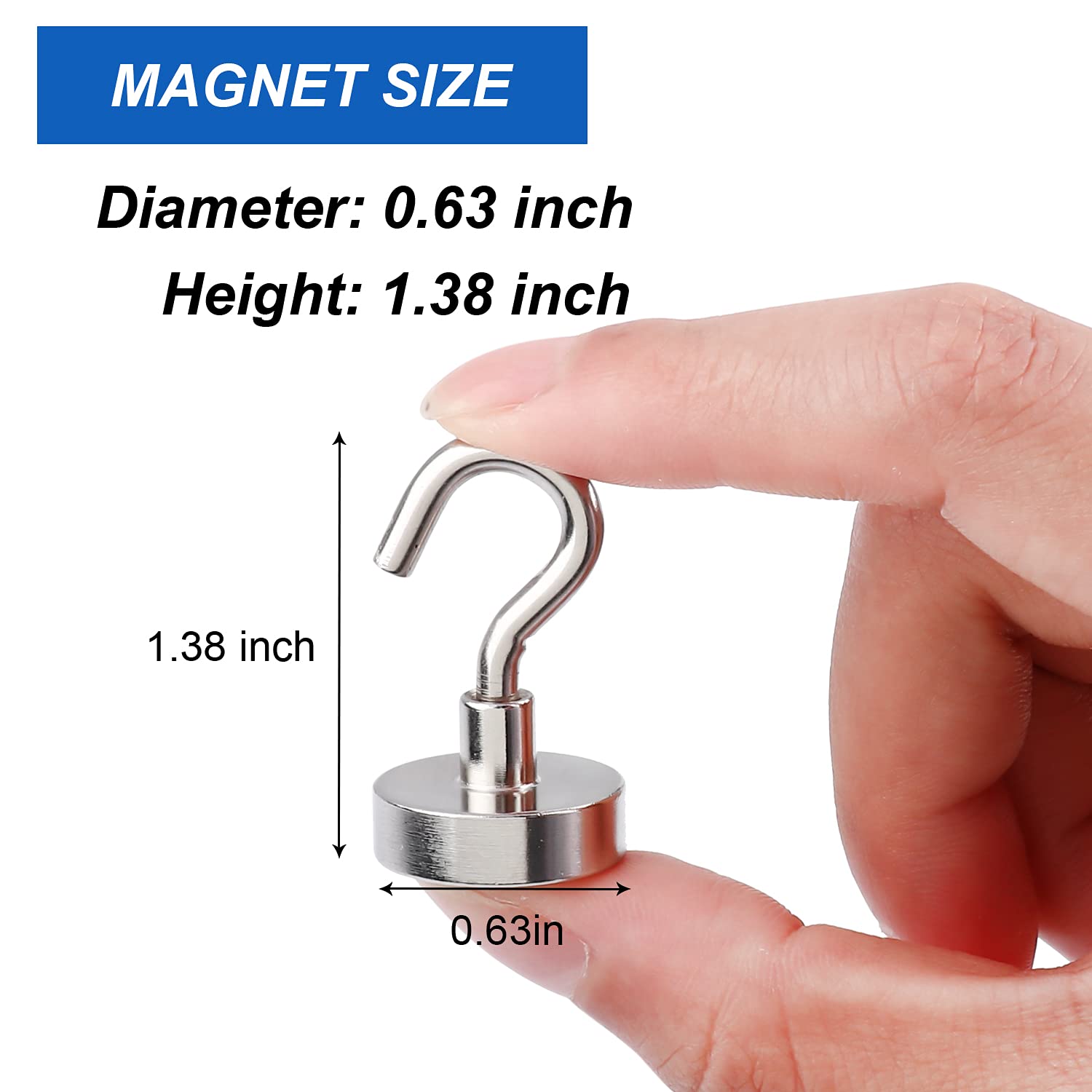 LOVIMAG triple-coated magnet detail highlighting the NiCuNi coating