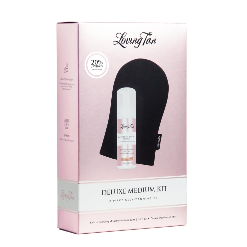 Loving Tan Deluxe Bronzing Mousse quick-dry foam dries in 60 seconds.