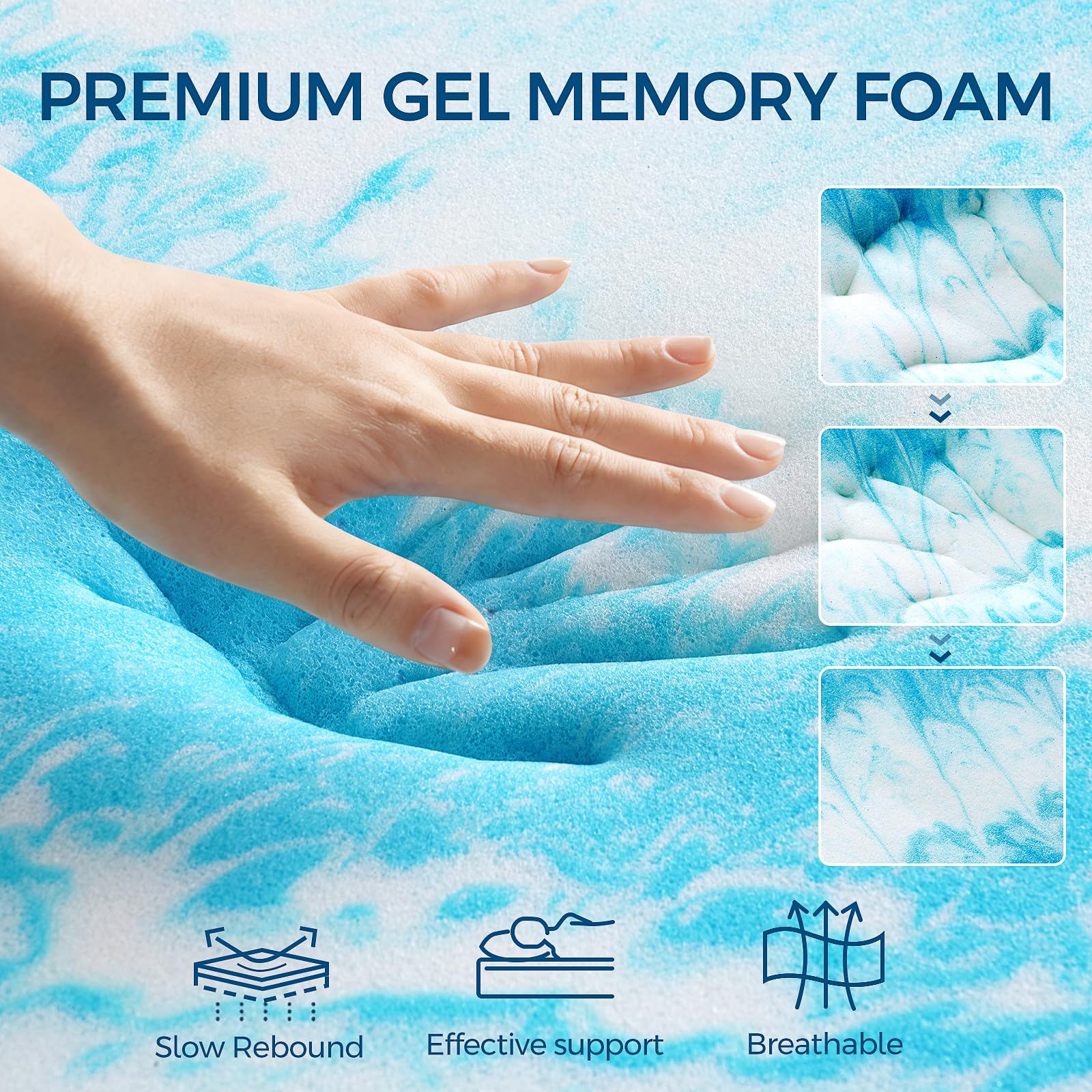 LovingLeashes pillow-top quilted cover adds soft, luxurious touch.