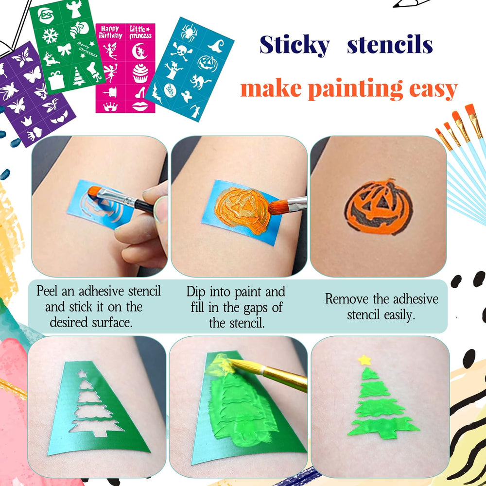 Lovlov glitter colors mix with base paints for dazzling designs