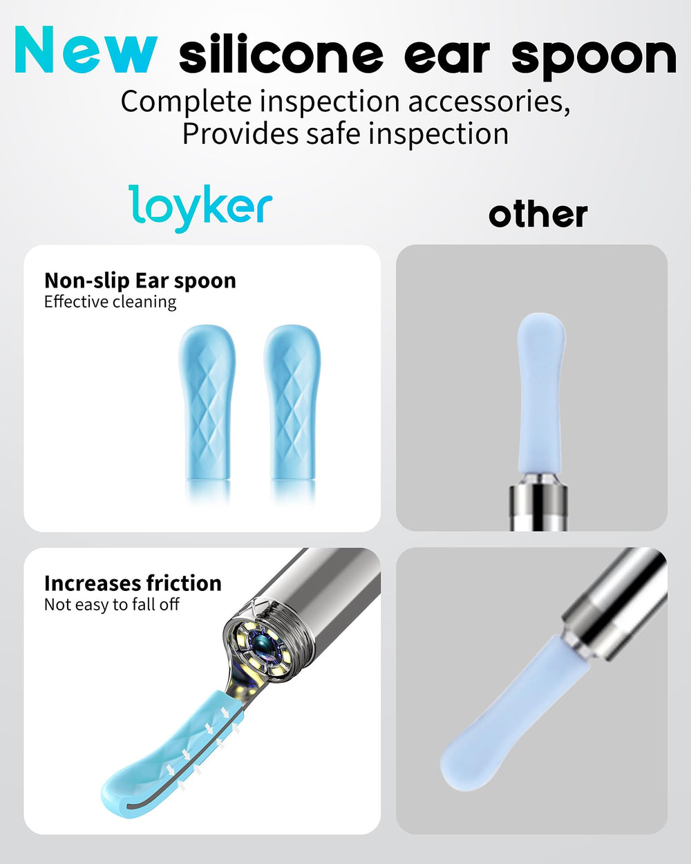 Loyker X6 IP67 waterproof lens for easy cleaning after use.