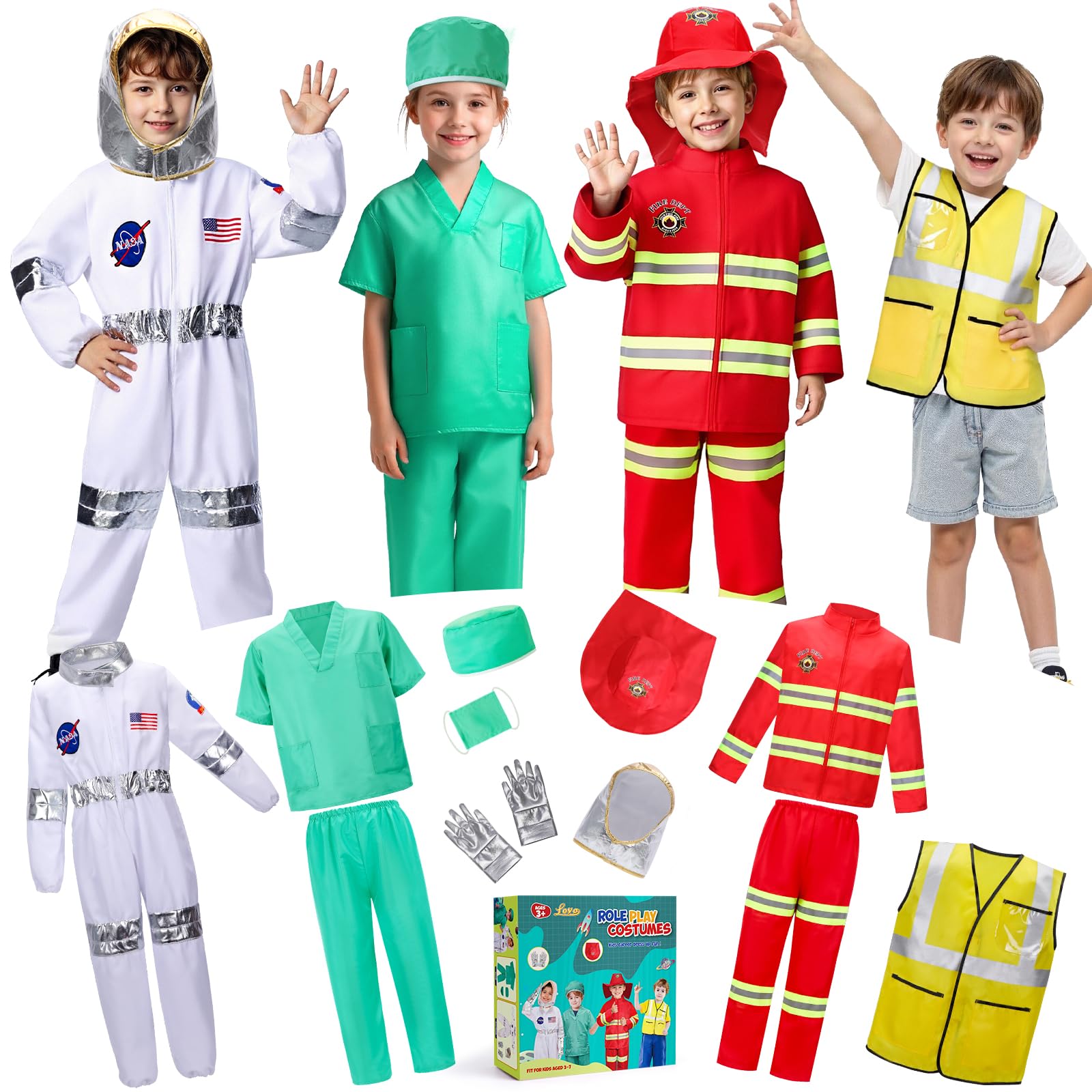 LOYO Astronaut costume set fuels imaginative space adventures for kids.