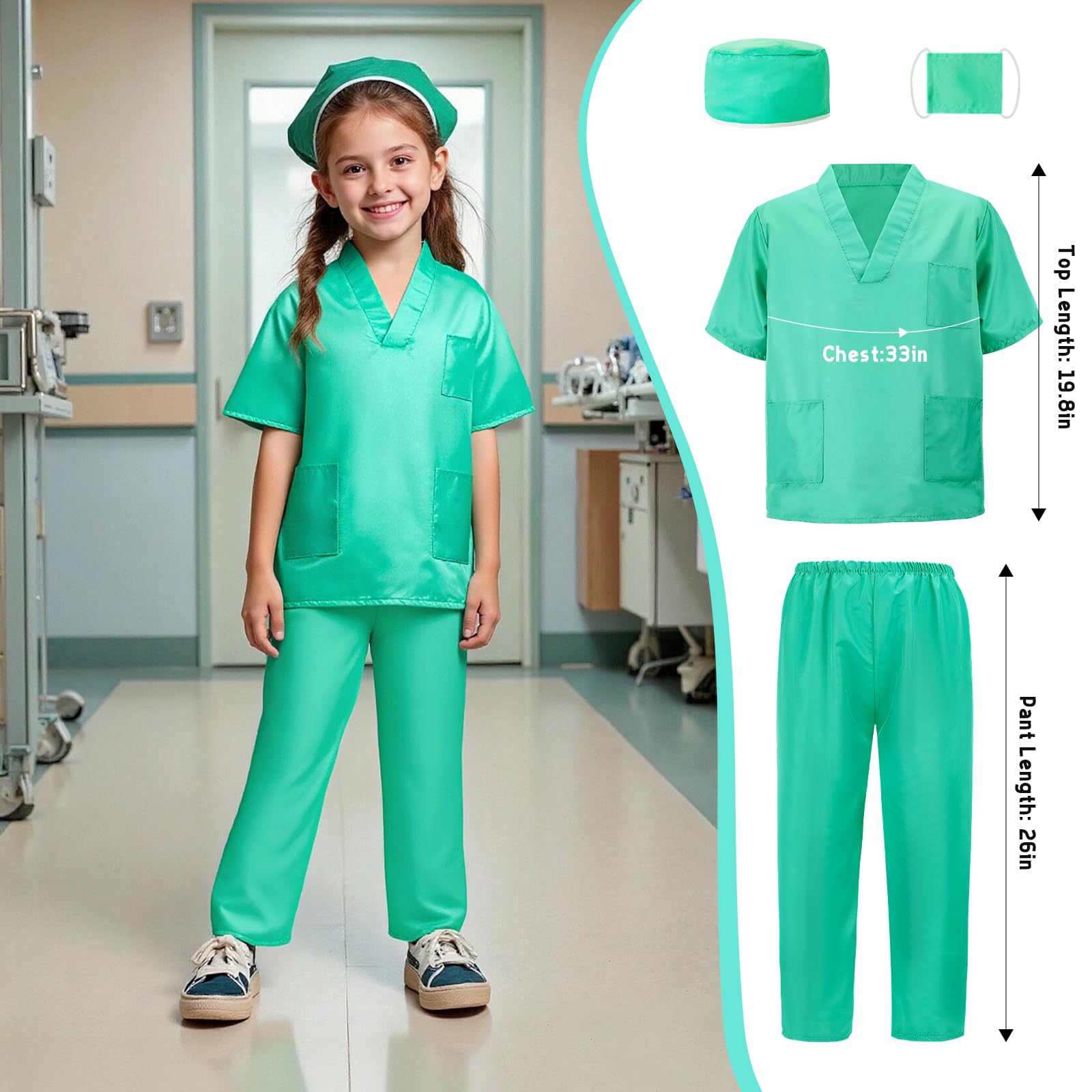 LOYO Dress-up jumpsuit and accessories offer breathable, comfy wear.