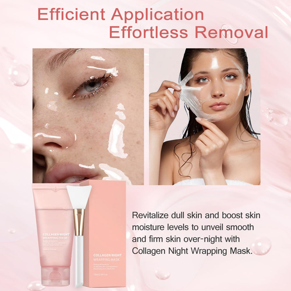 Application step image with brush and 15-minute dry time