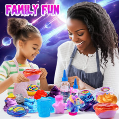 LPFEZRS unicorn colors add magical shimmer for creative slime art