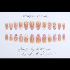 LPOODDNU almond-shaped nails are easy to trim for custom length.