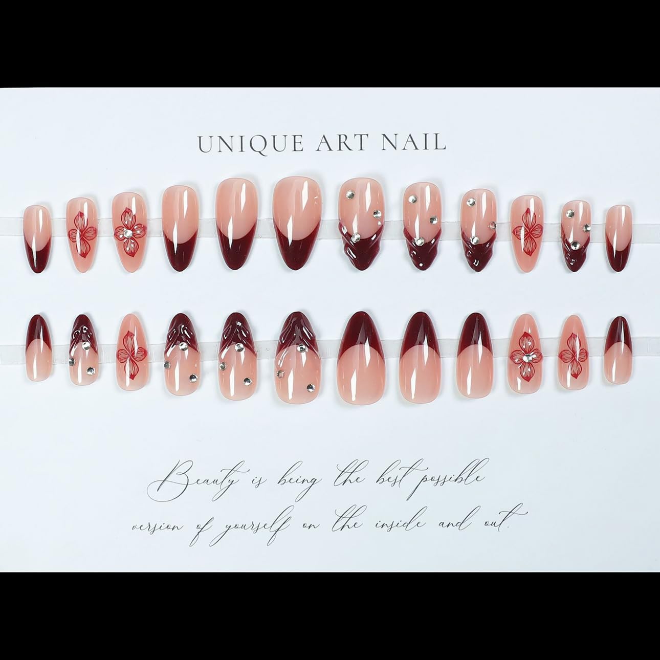 LPOODDNU medium sizes fit most nail beds for a comfortable look
