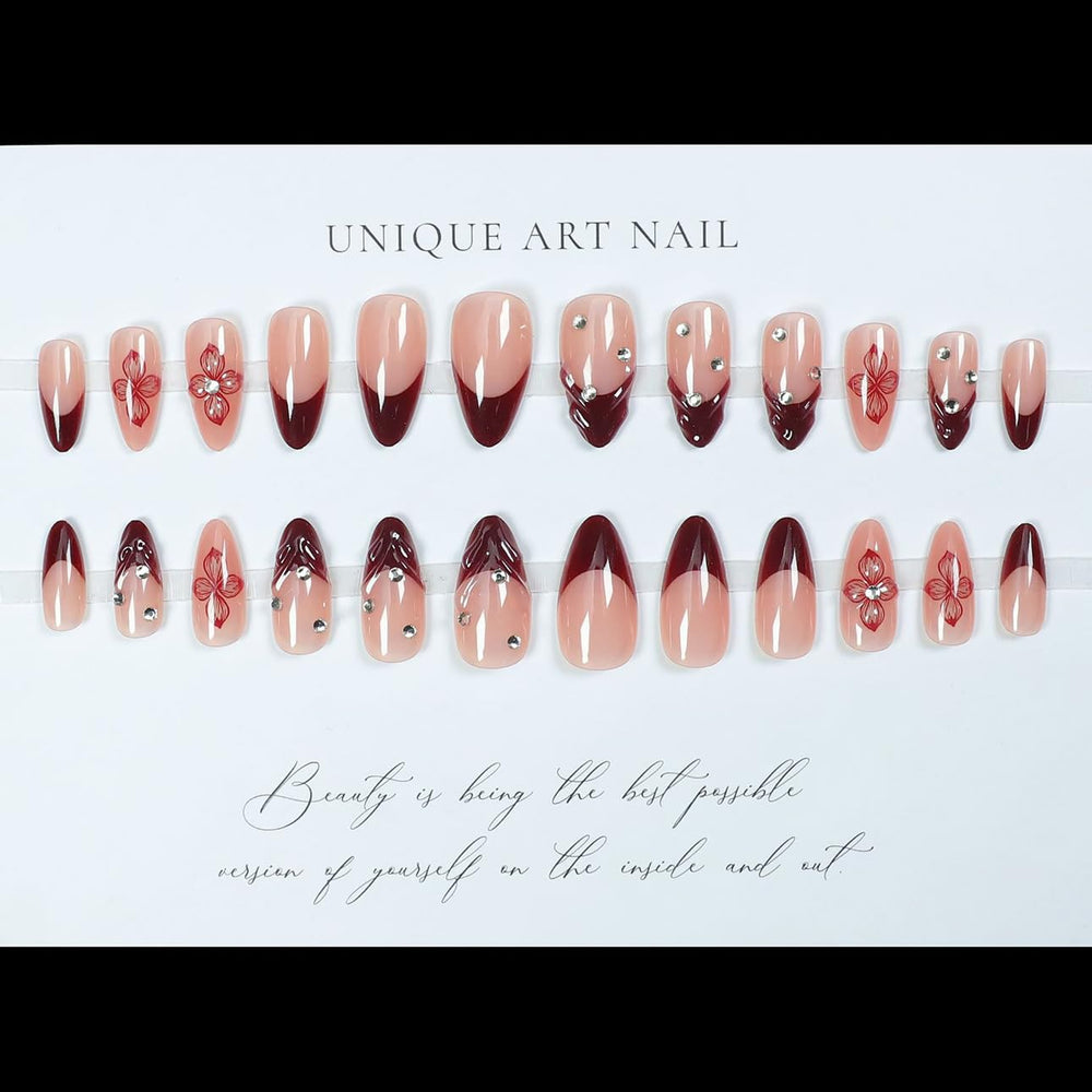 LPOODDNU medium sizes fit most nail beds for a comfortable look