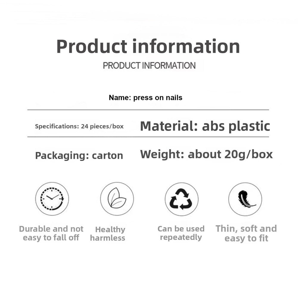 LPOODDNU reusable nail kit with jelly glue tabs for easy application