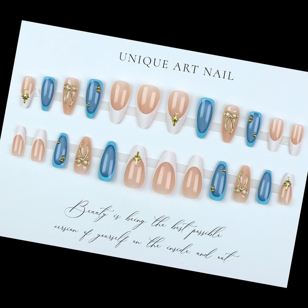 LPOODDNU reusable press-on nails kit for long-lasting glam