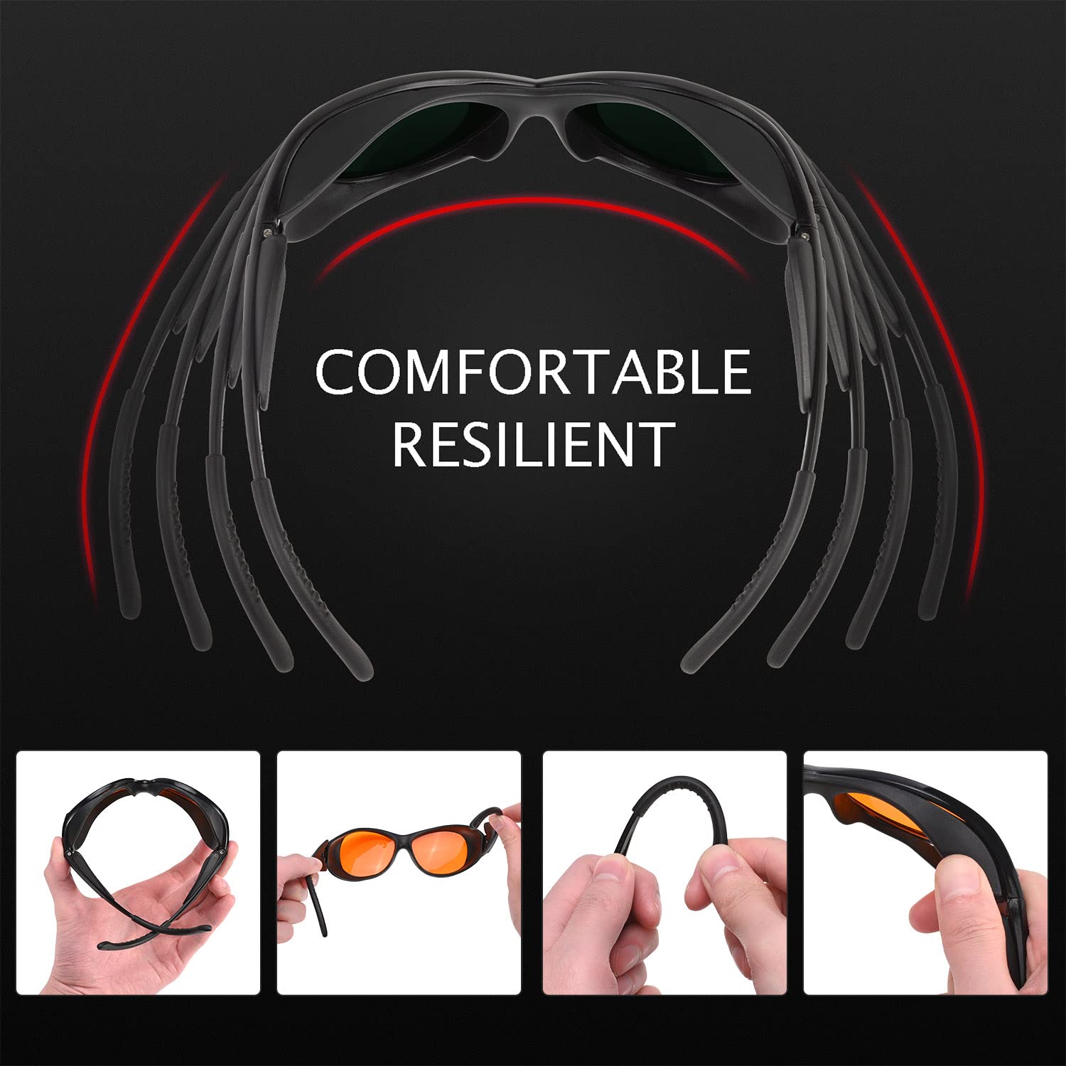 LPSAFP ANSI Z87.1 certified safety glasses for reliable workplace protection.