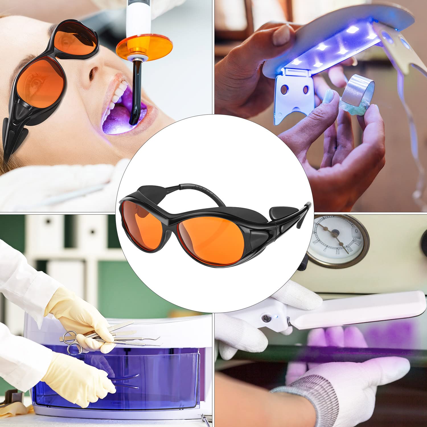 LPSAFP blue light filter blocks 99.9 percent of blue light for reduced strain.