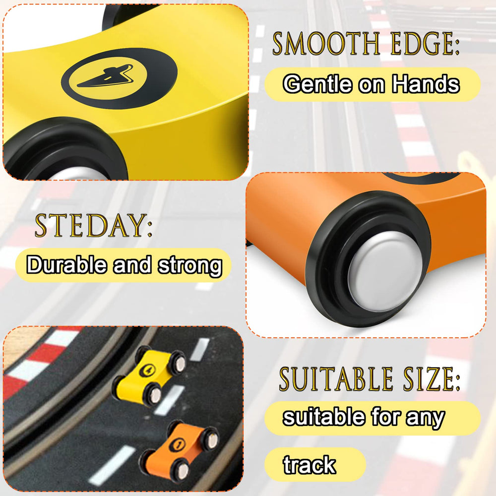 Lragvtbk mini cars in green yellow orange blue offer colorful racing fun