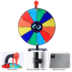 LRMBKM prize wheel surface easy to write, erase, and reuse.