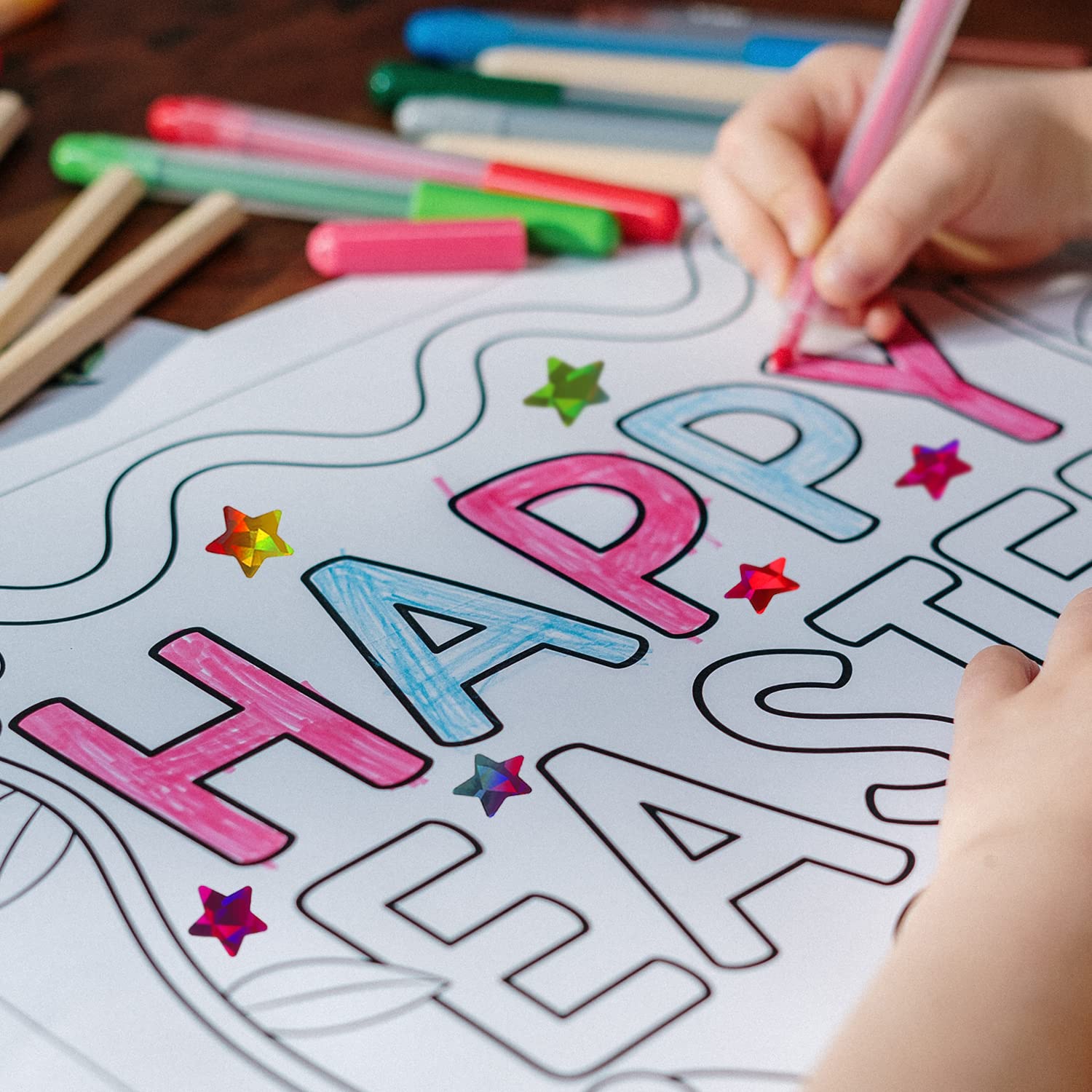 Versatile Lrogoe star stickers for classroom planning and decoration