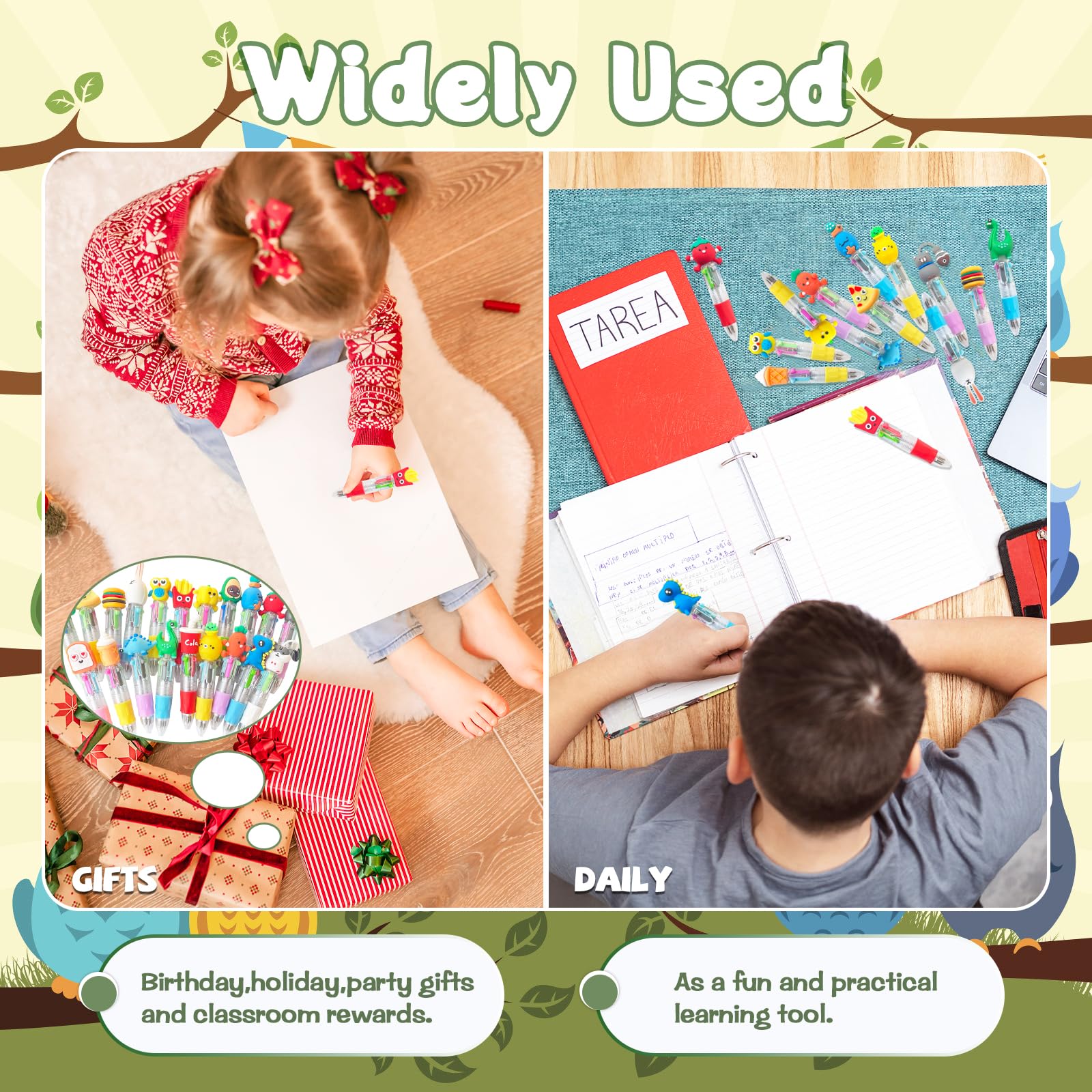 Lshfwn mini multicolor pen in compact size for small hands.