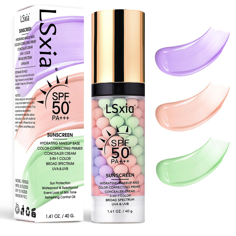 LSxia 3 In 1 Primer packaging shows a compact tube for quick priming.