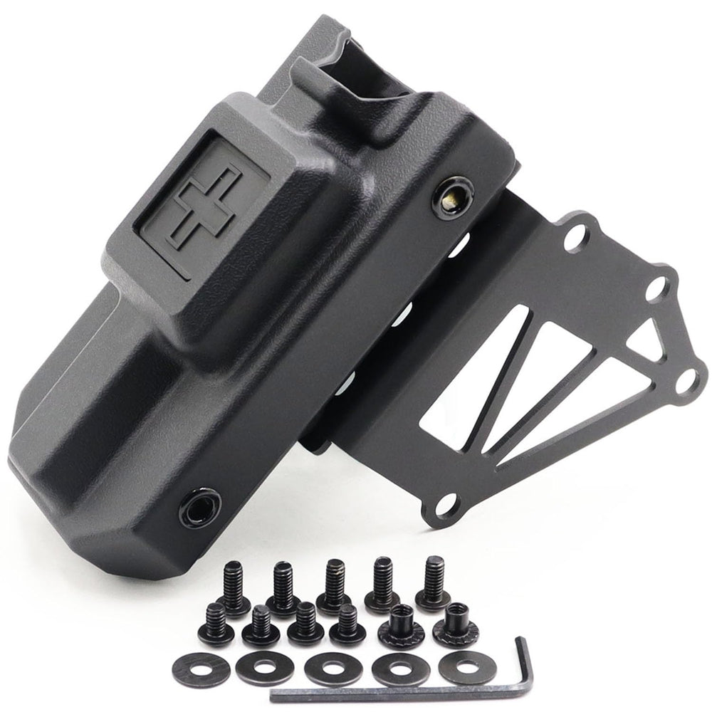 LThyzszb tactical tourniquet holder mount with rugged aluminum frame for reliable holster attachment.