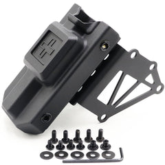 LThyzszb tactical tourniquet holder mount with rugged aluminum frame for reliable holster attachment.