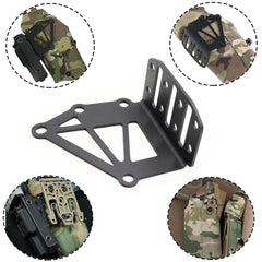 LThyzszb three-height, two-width mount enabling versatile 3-hole holster configurations.