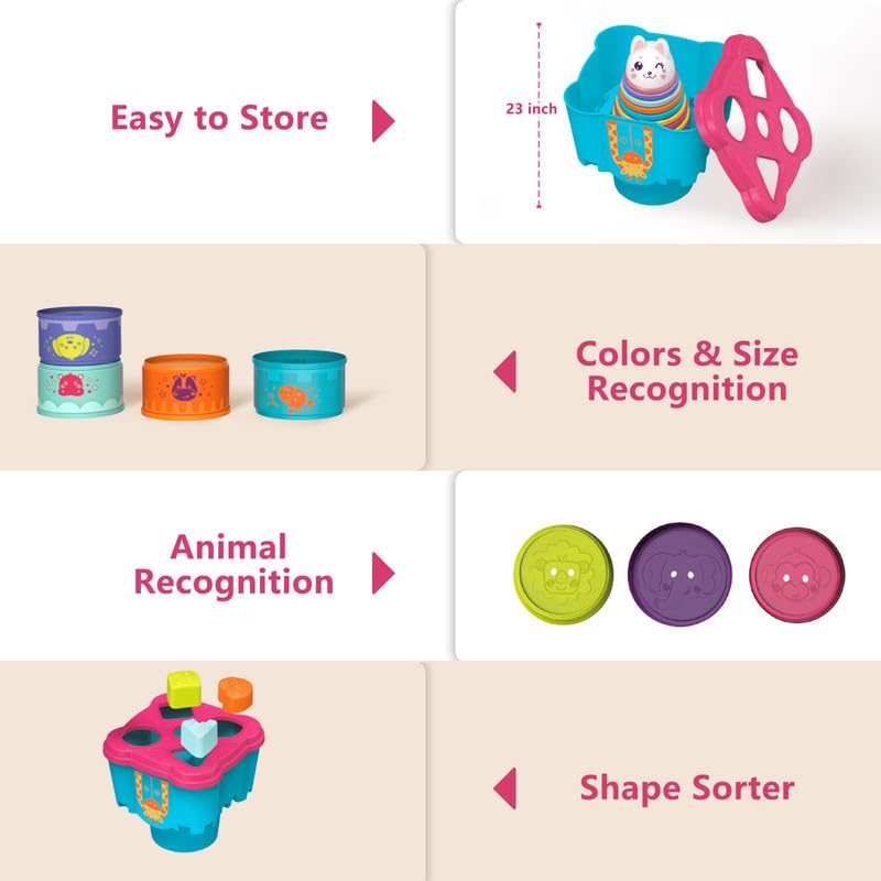 LTKFFFdp rattling rabbit for fine motor and cause-effect exploration.