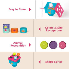 LTKFFFdp rattling rabbit for fine motor and cause-effect exploration.
