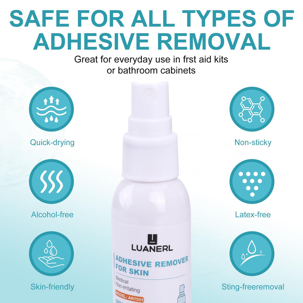 Luanerl remover for athletic tape and wig glue residues