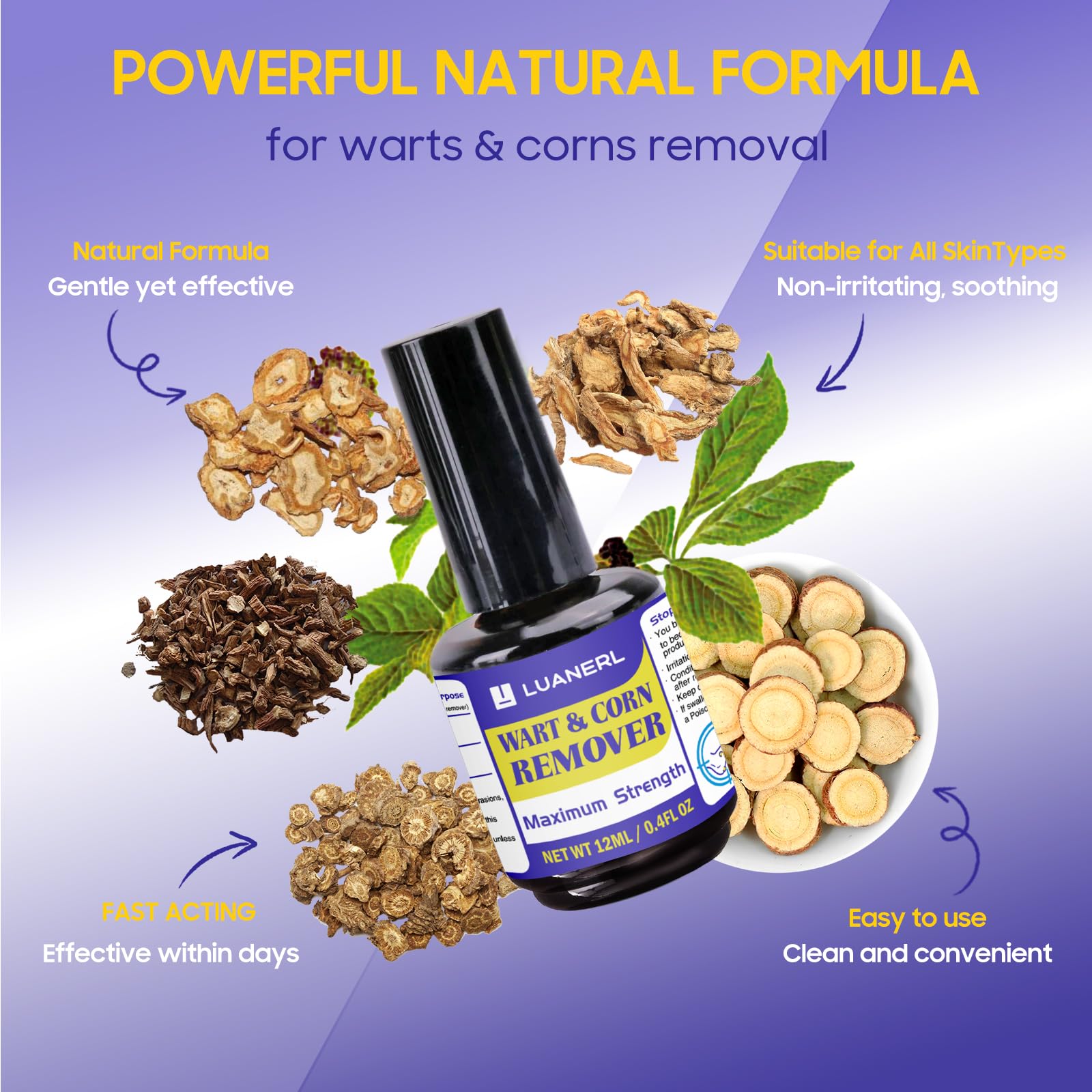Luanerl Natural Extracts provide soothing support during treatment.