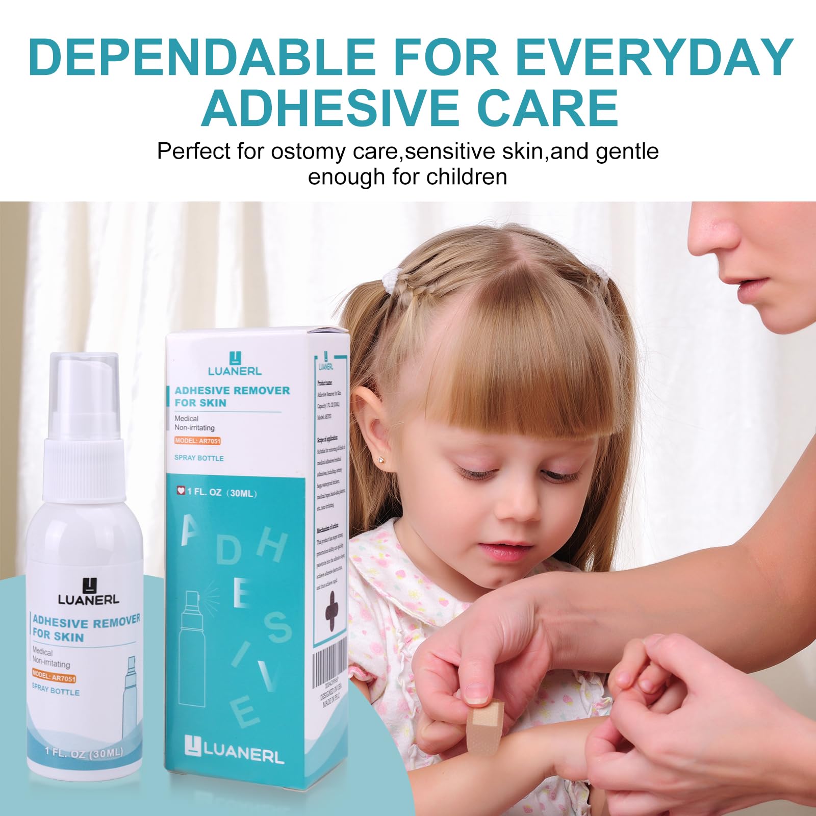 Luanerl portable bottle ideal for travel and care kits