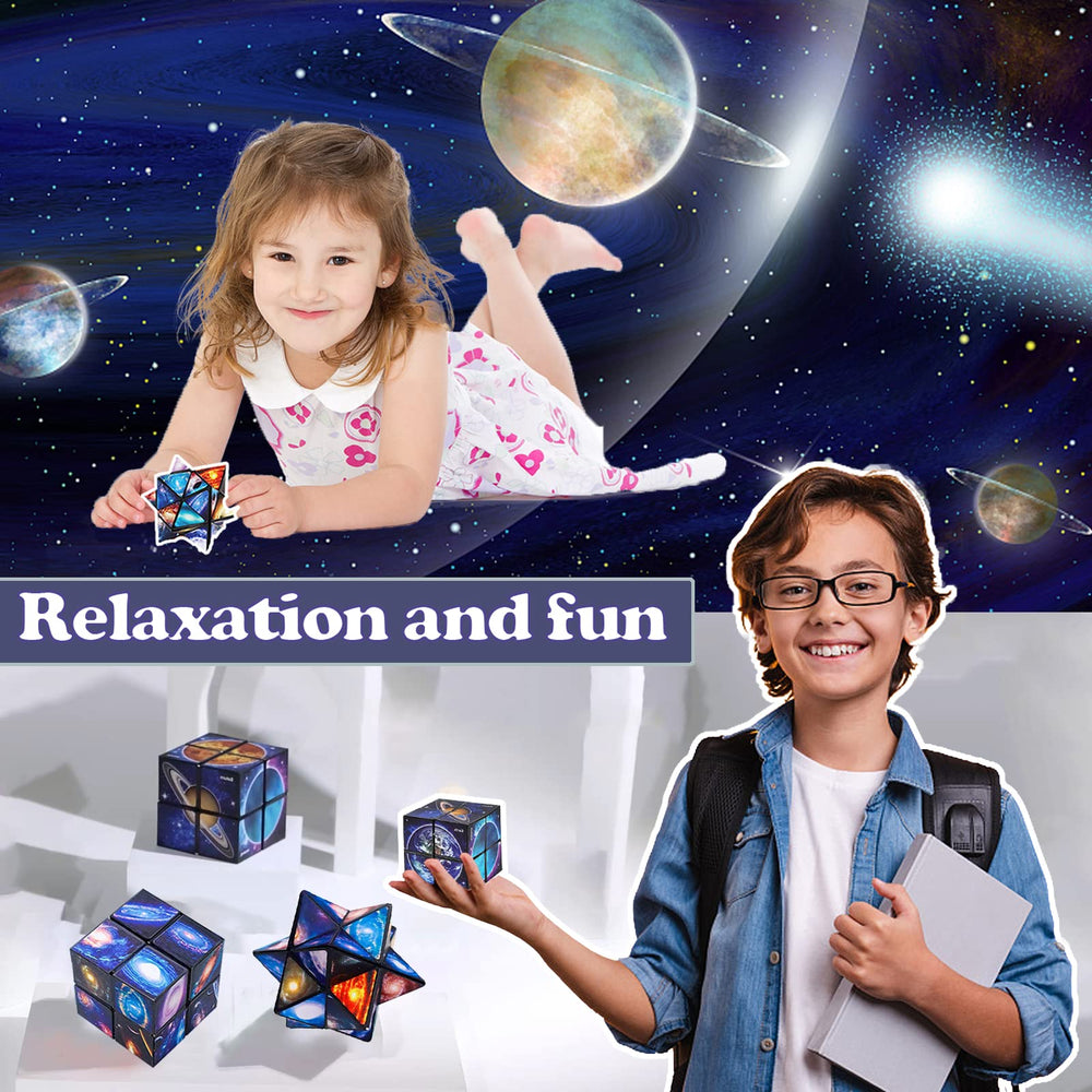 Luaxkpi Infinity Cube uses durable ABS material for long-lasting, safe handling.