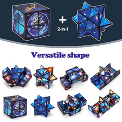 Luaxkpi Infinity Cube in folded form showcases compact, portable design for travel.
