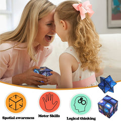 Luaxkpi Star Cube shape highlights universe-themed design for imaginative play.