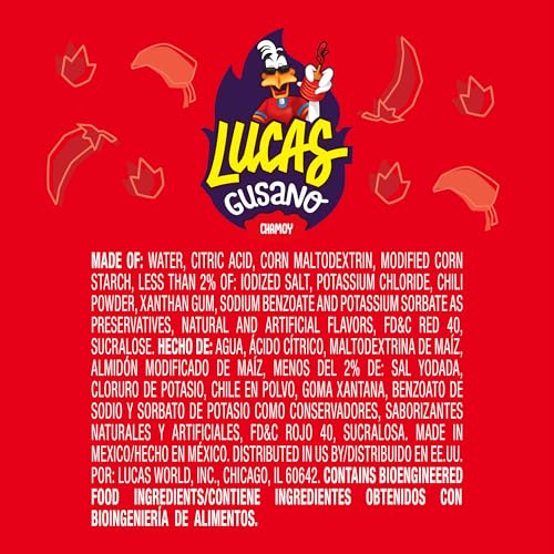 Lucas Chamoy gusano stack – bite-sized snacks for gatherings
