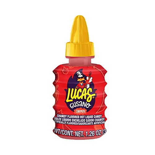 Lucas Chamoy gusano vein-detail – glossy look hints heat