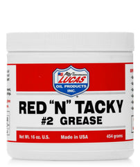 Lucas Oil RedN TackY grease tube for bearings and joints with long lasting lubrication