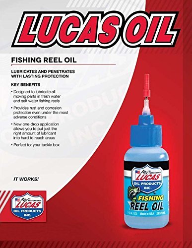 Lucas Oil rust protection for reels helps resist corrosion in harsh environments