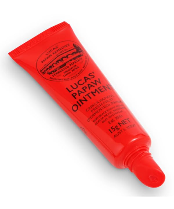 Lucas Papaw Ointment Australian-made packaging emphasizes origin and heritage.