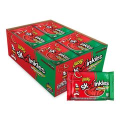 Lucas Salsagheti watermelon candy strips ready for sharing at parties