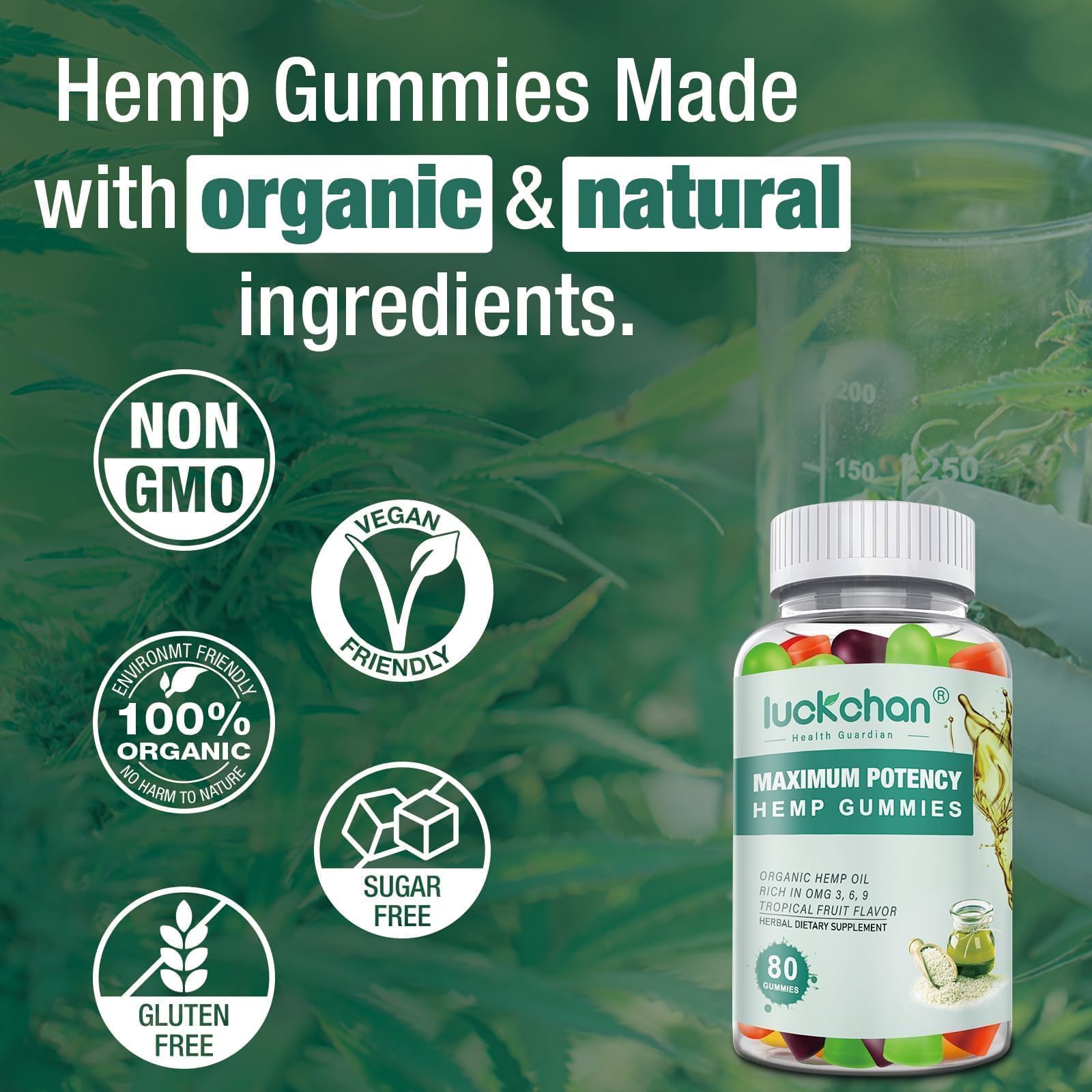 Luckchan lab-tested potency ensures consistent quality and safety in every bear.
